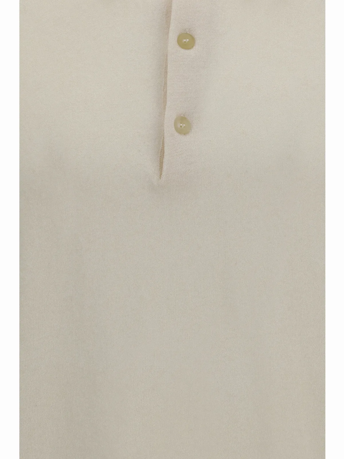 Ribbed Collar, Asymmetric Hem Polo Shirt by Premiata
