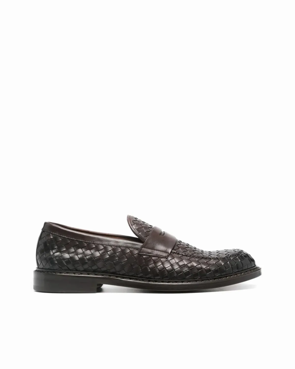Woven Calf Leather Moccasin by Doucal'S