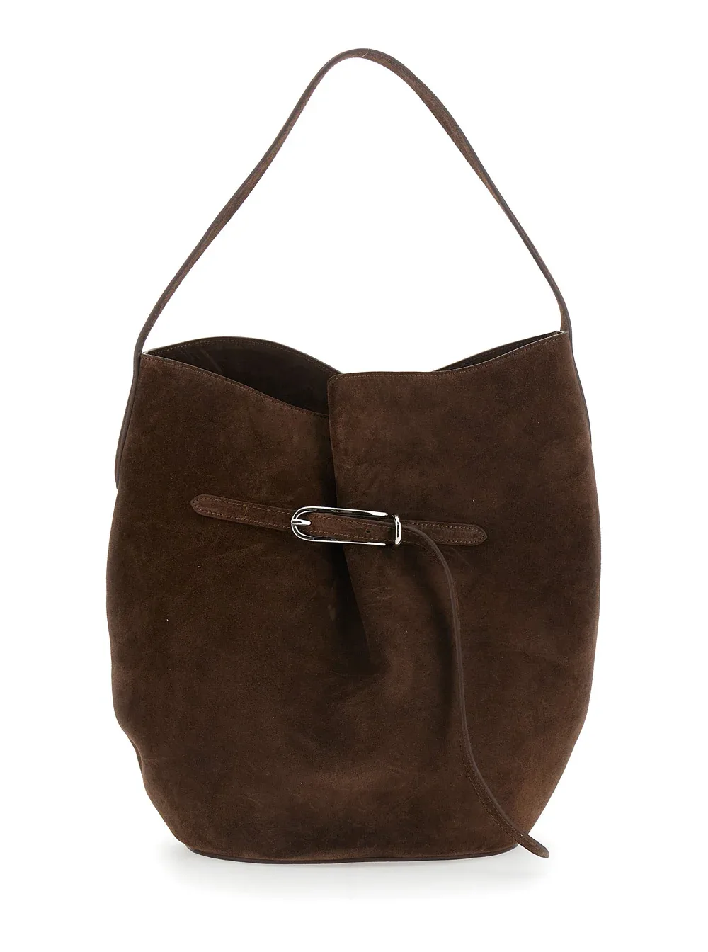Suede Leather Shoulder Bag by Liffner