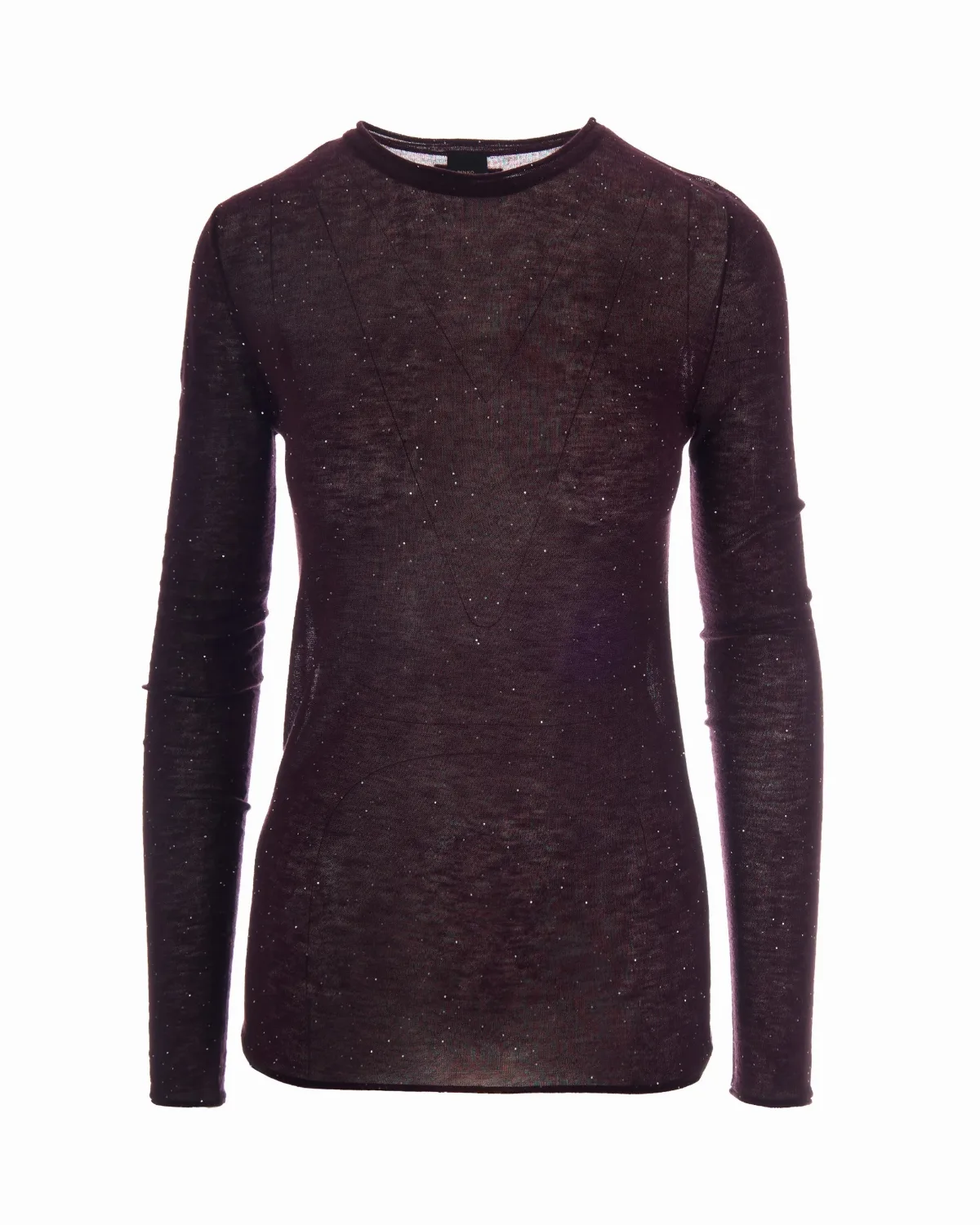 Ultrafine Knit with Micropaillettes Sweater by pinko