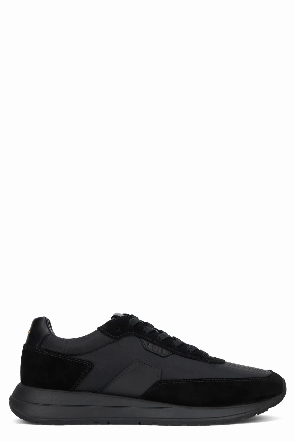 Calfskin and Fabric Low-Top Sneaker by Hugo Boss