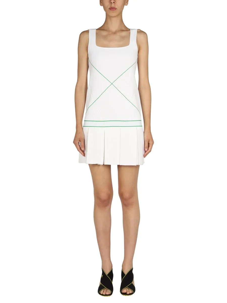 Logo-Embroidered Dress by Bottega Veneta