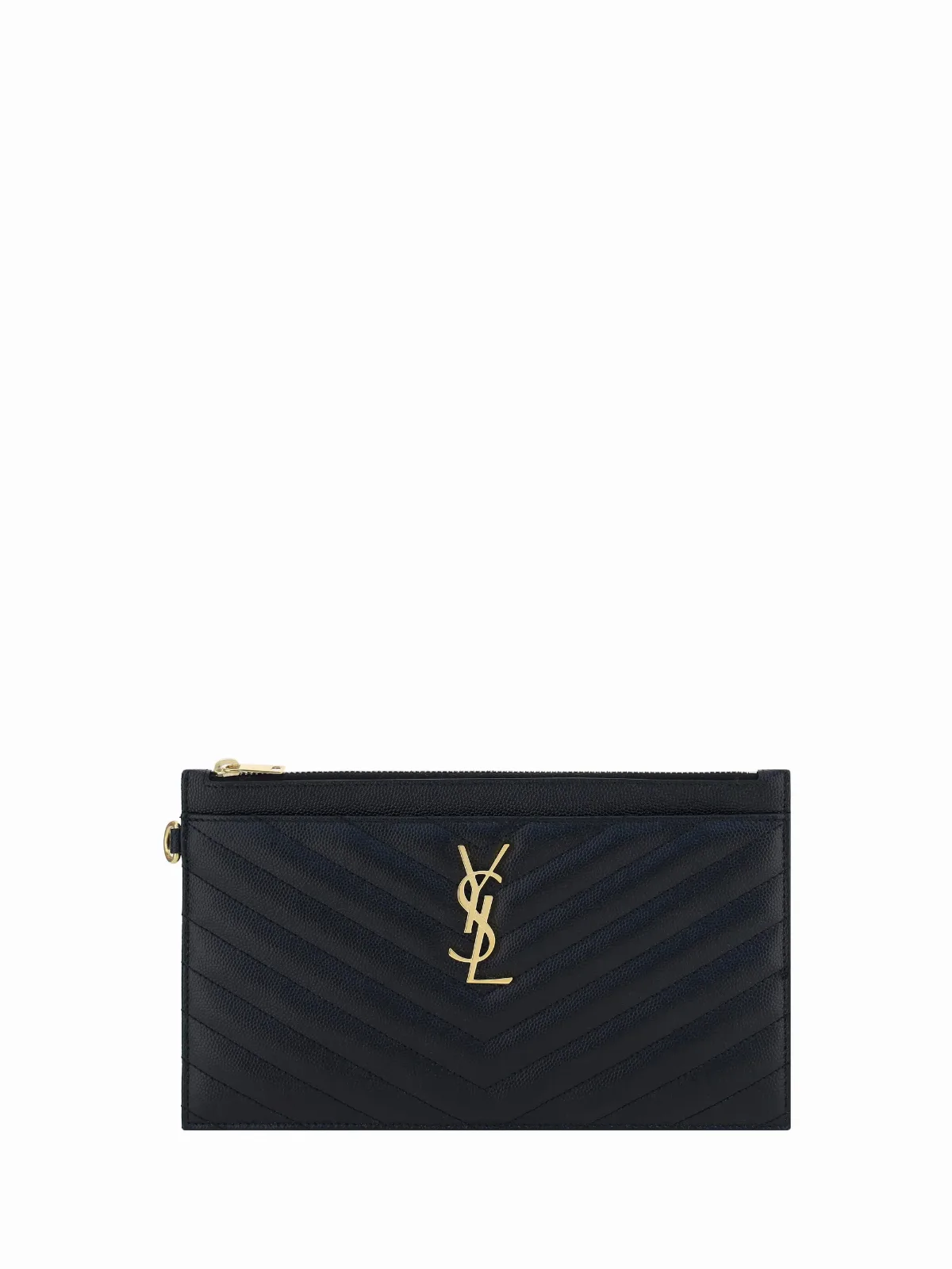 Quilted Leather Wallet by Saint Laurent