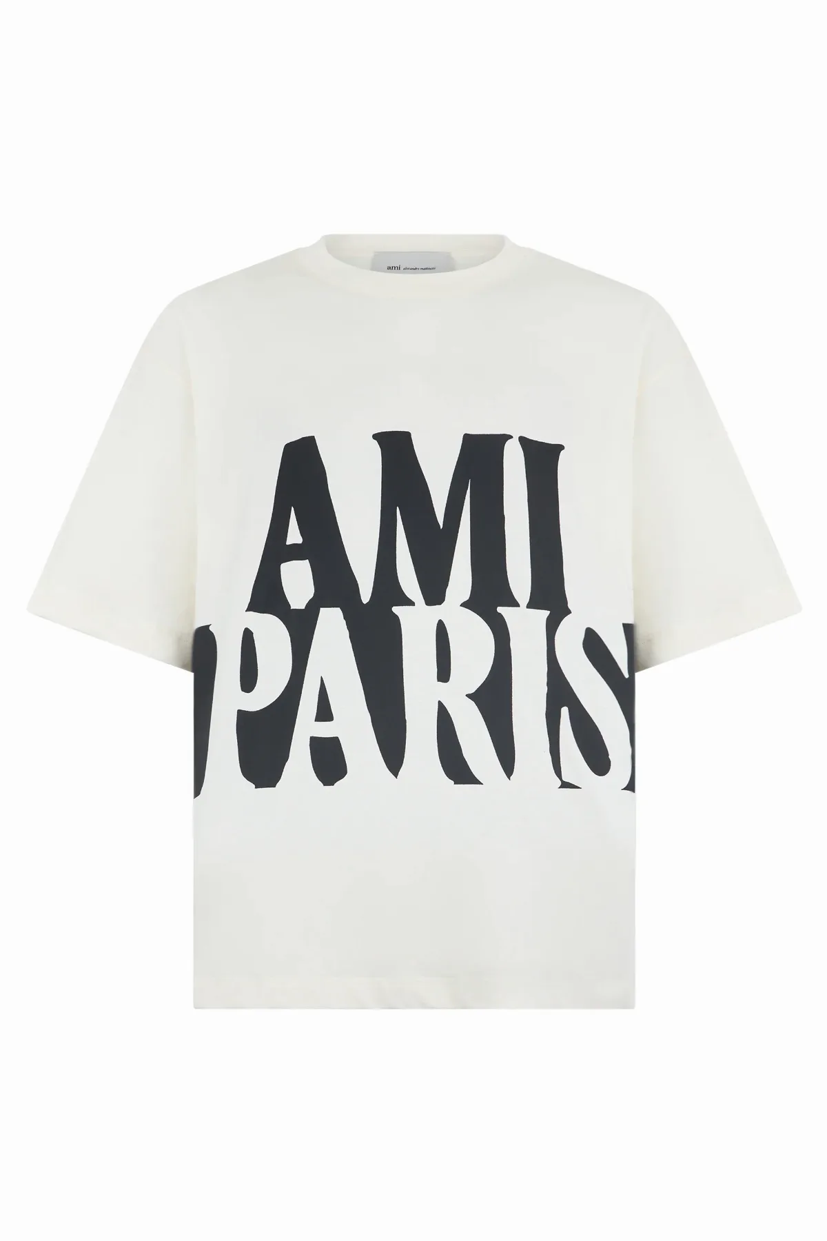 Logo Graphic Cotton T-Shirt by AMI Paris