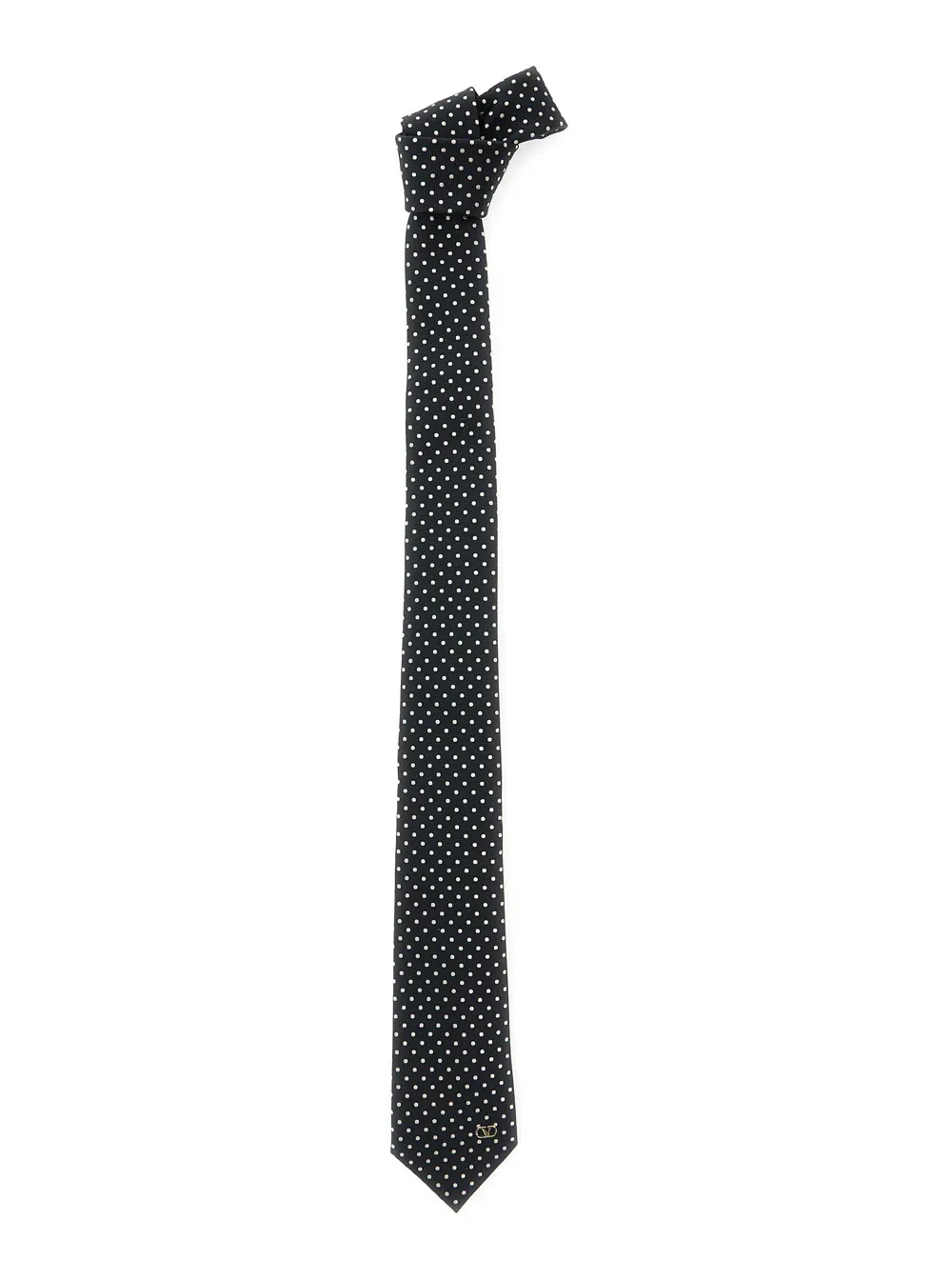 Silk Polka Dot Necktie by Valentino Garavani