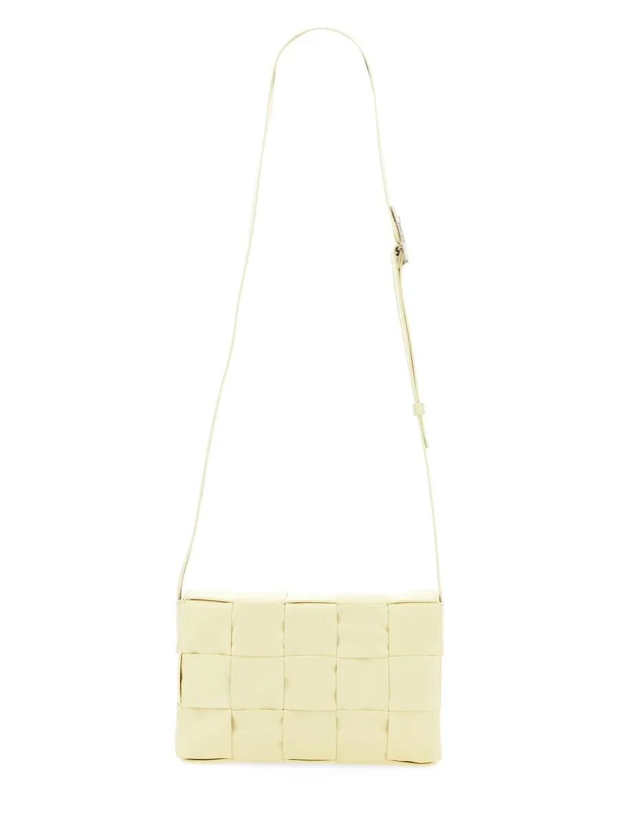 Woven Leather Shoulder Bag by Bottega Veneta