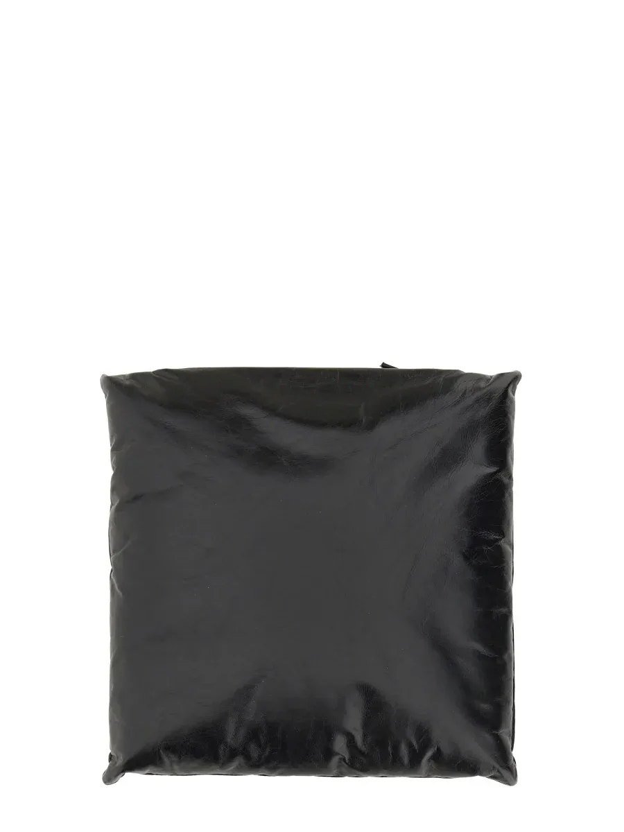 Pillow-Shaped Leather Clutch by Bottega Veneta
