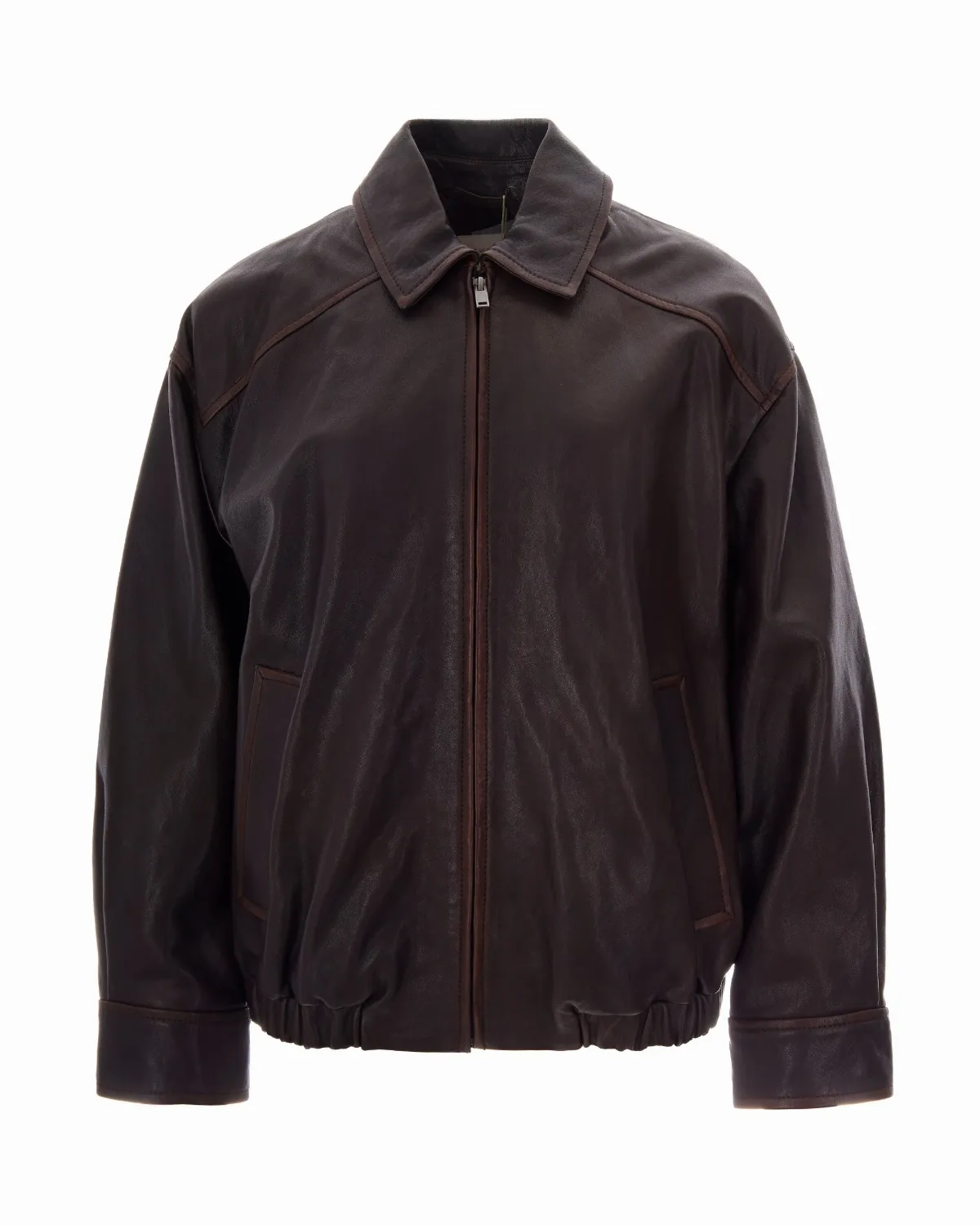 Nappa Leather Bomber Jacket by Weekend Max Mara