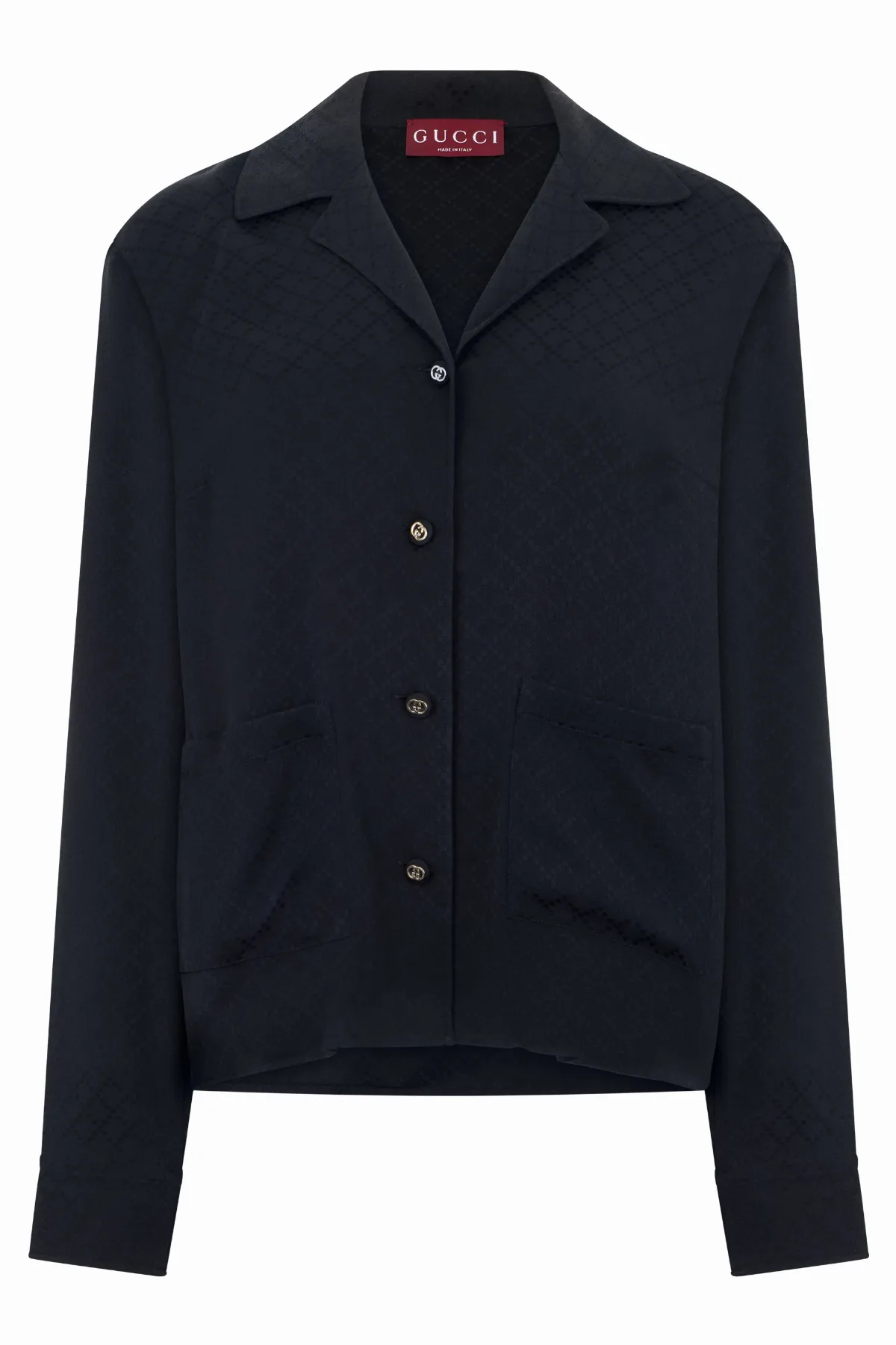Silk-Blend Jacquard Shirt by Gucci