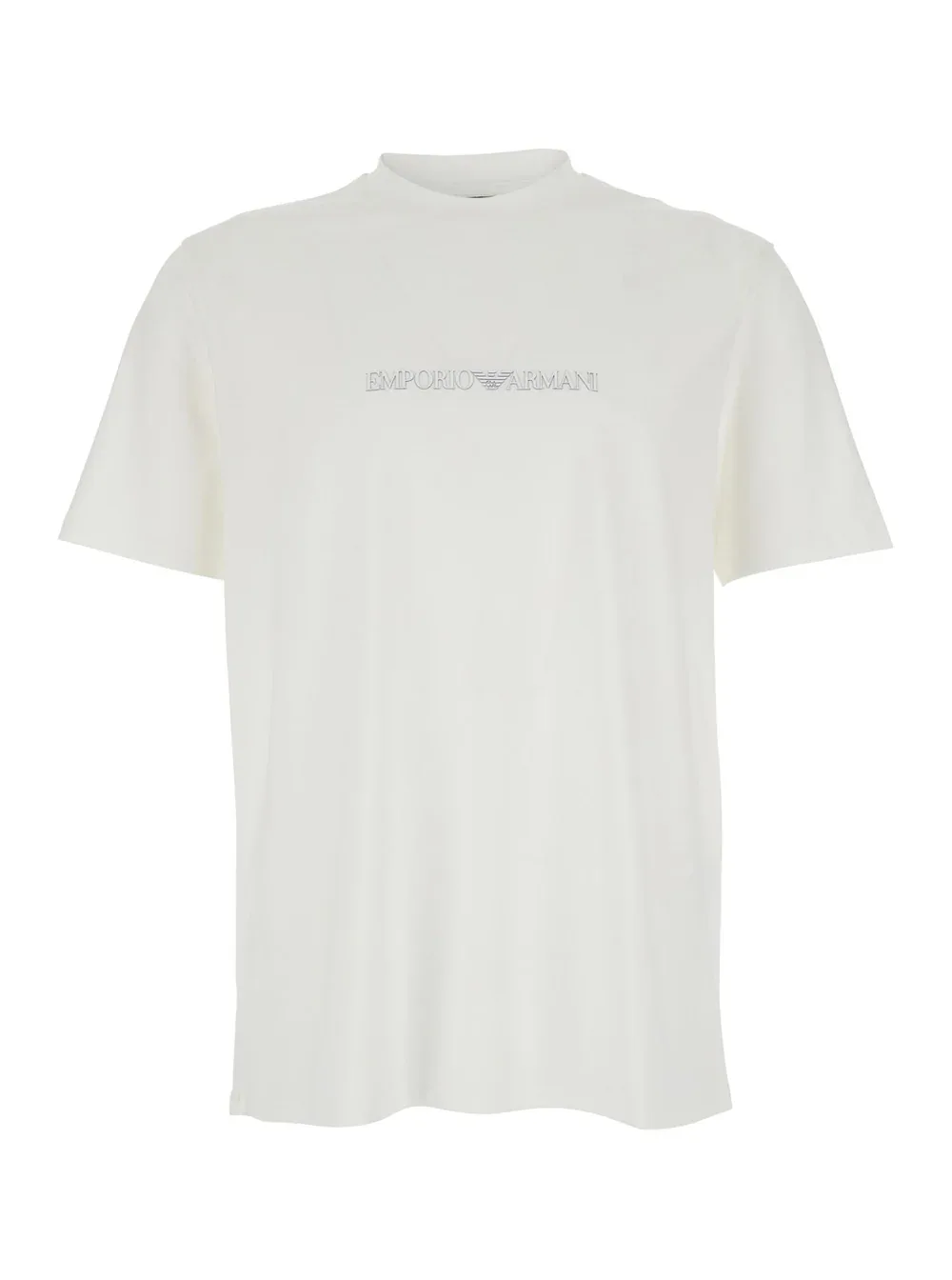 Logo-Embroidered Crew Neck T-Shirt
