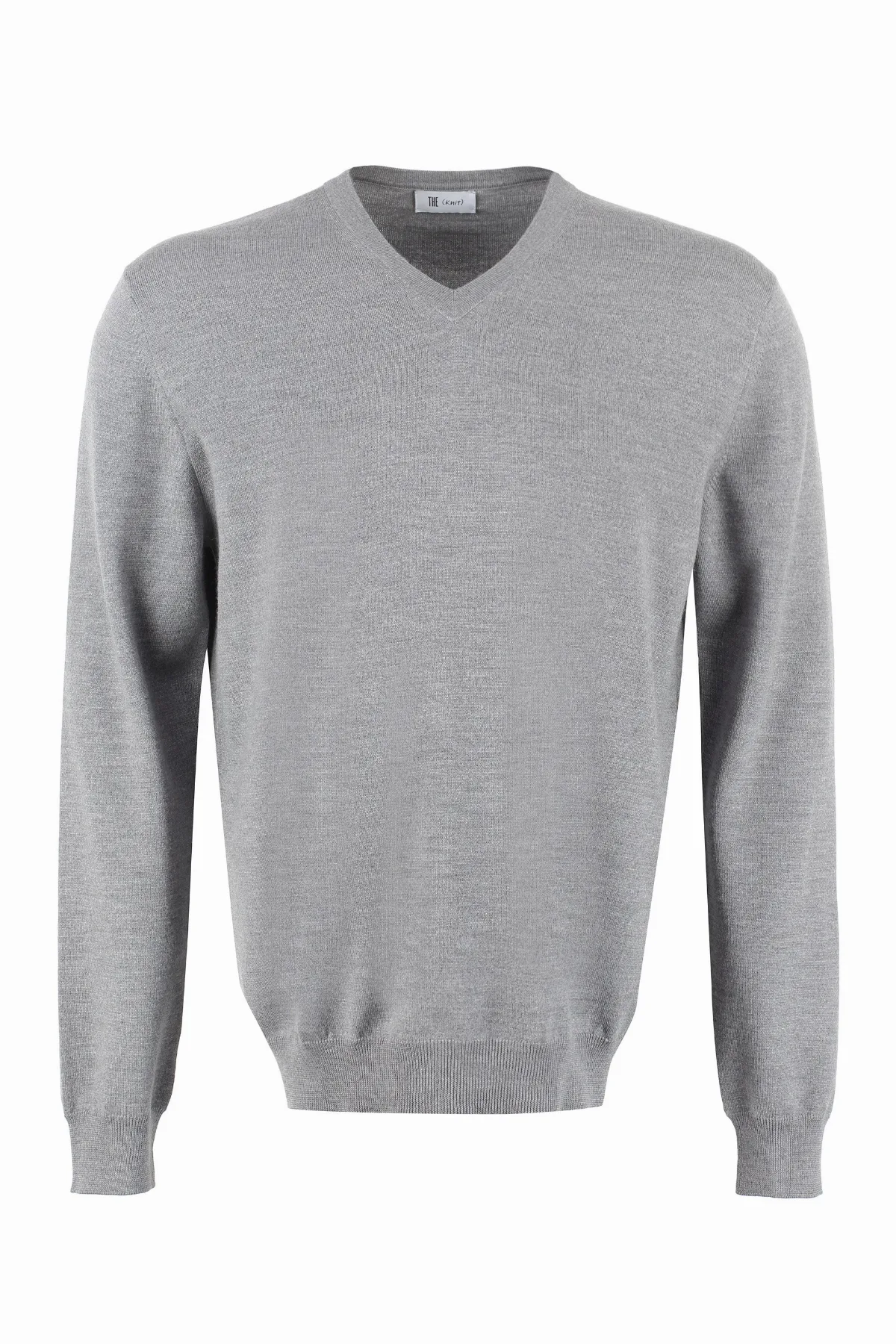 Extra-Fine Wool V-Neck Sweater by The Alphabet
