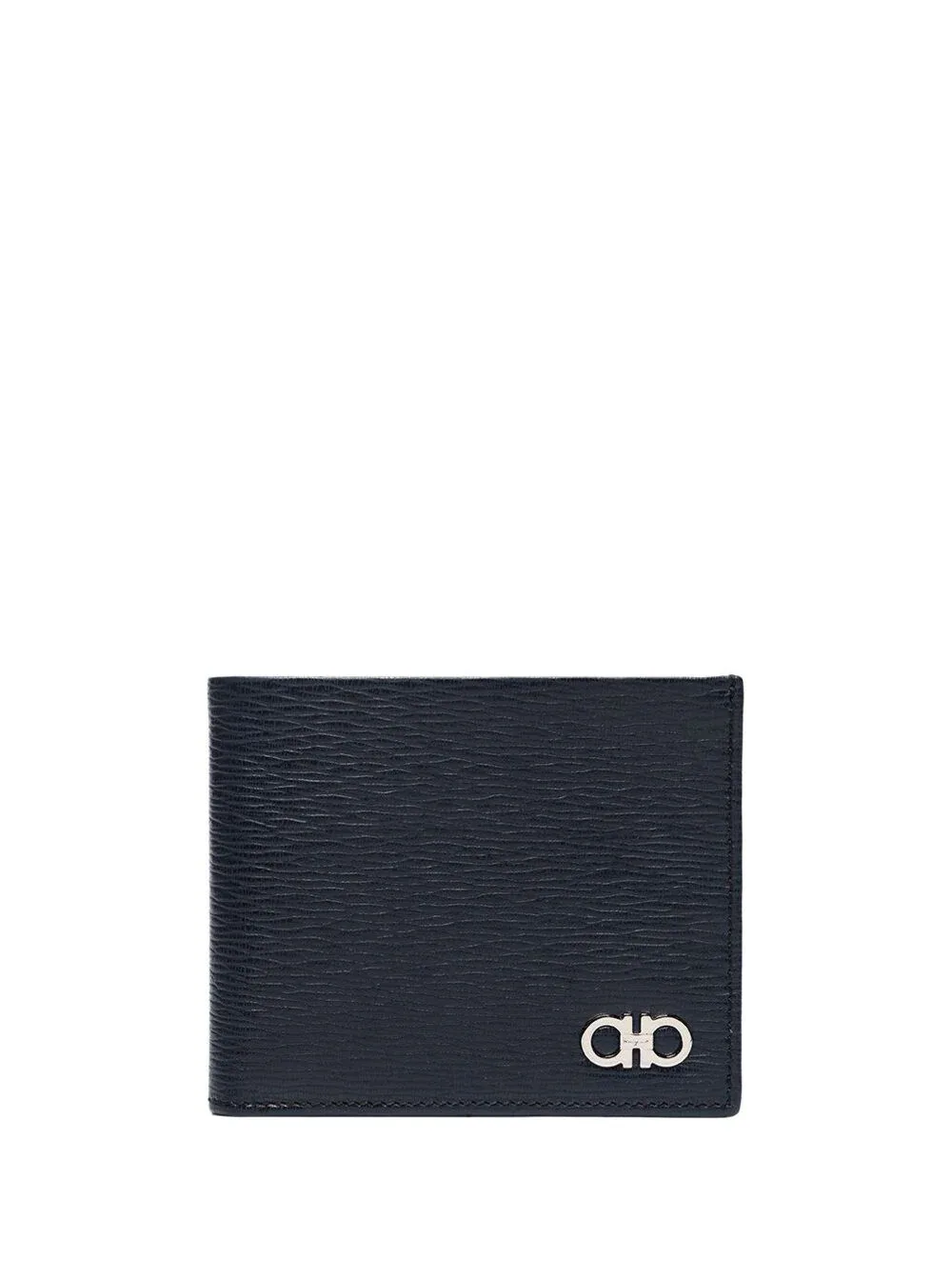 Calfskin with Metallic Logo Wallet by Ferragamo