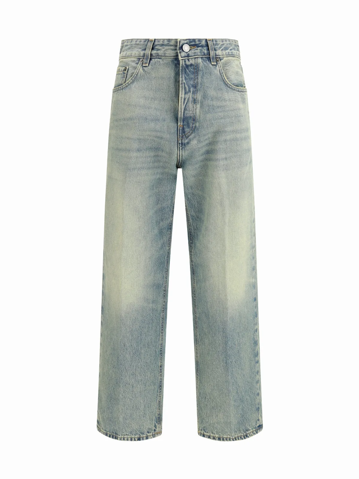 Straight-Leg Cotton Jeans