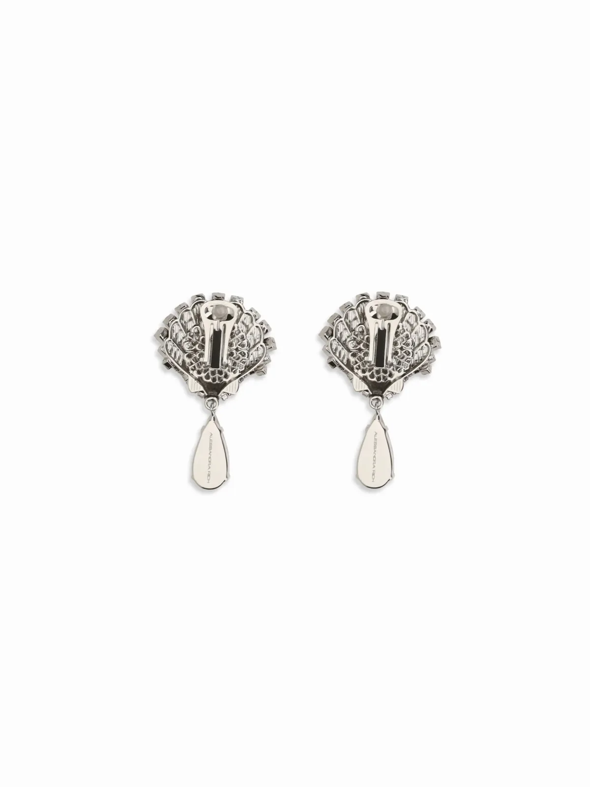 Crystal-Embellished Drop Earrings