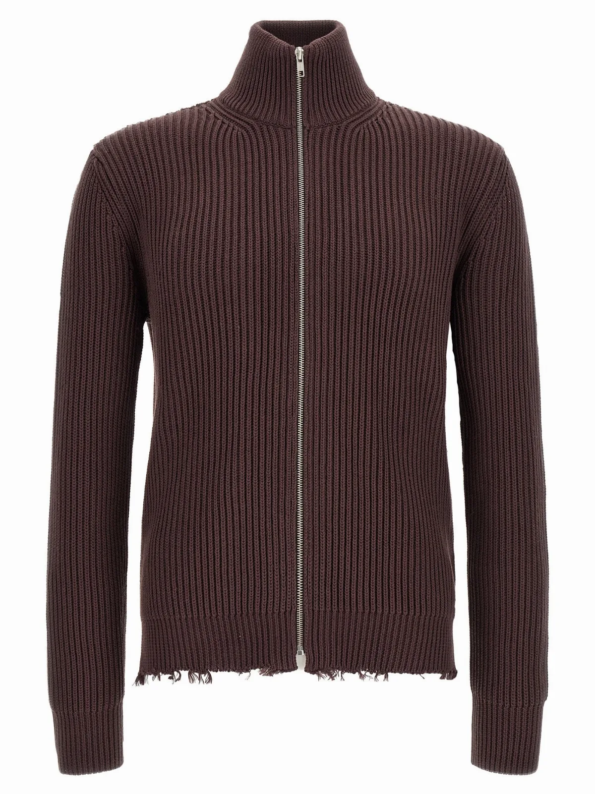 Ribbed Cotton Turtleneck Sweater by Mm6 Maison Margiela