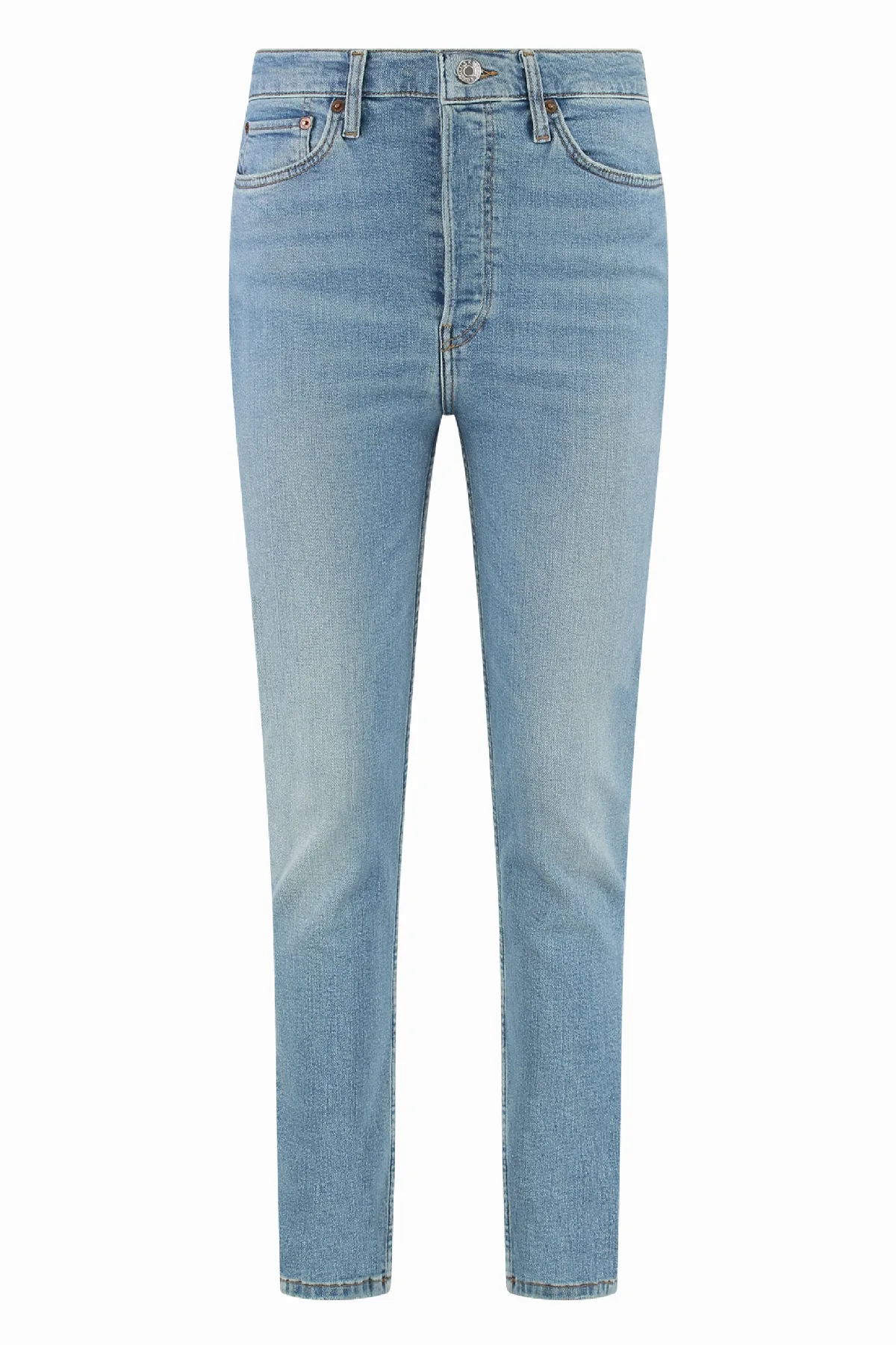 High-Rise Skinny-Fit Jeans by Re/Done