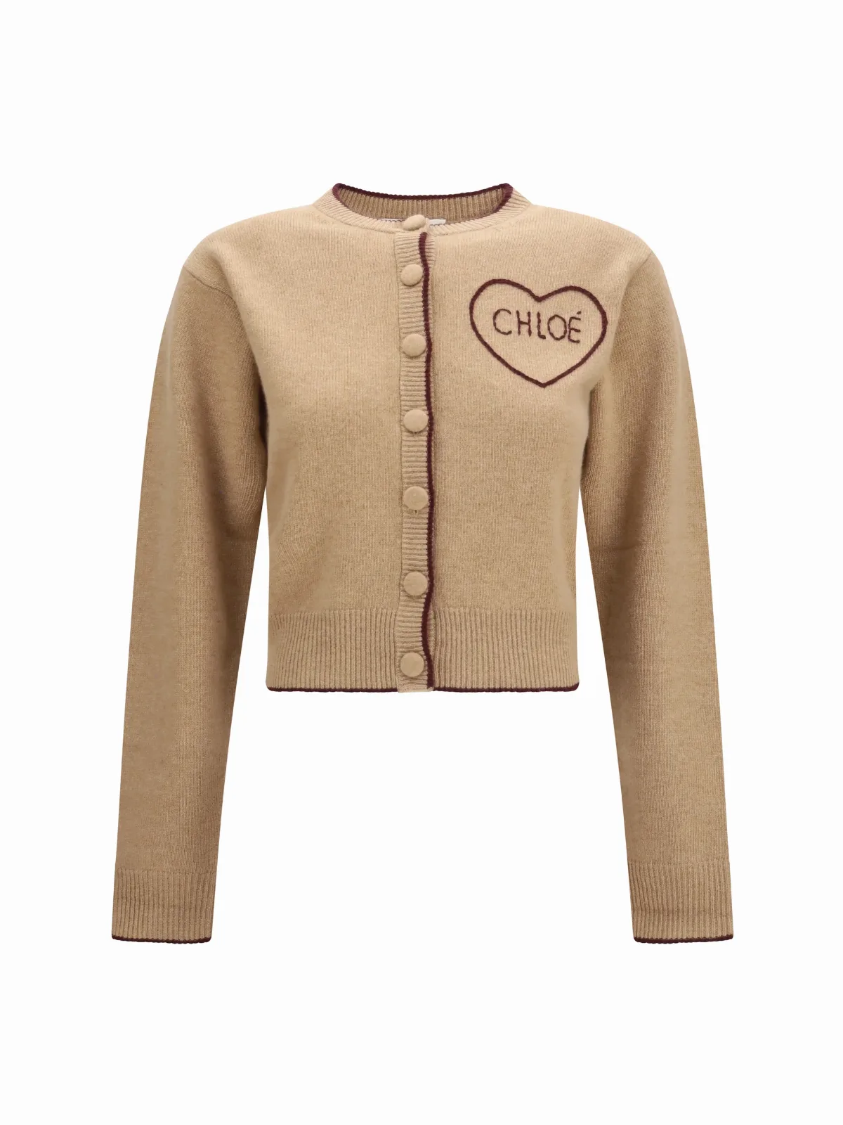Wool and Cashmere Blend Cardigan by Chloé