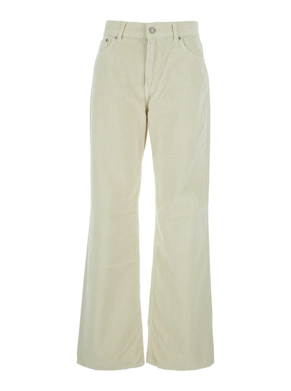 Wide-Leg Corduroy Trousers by Haikure
