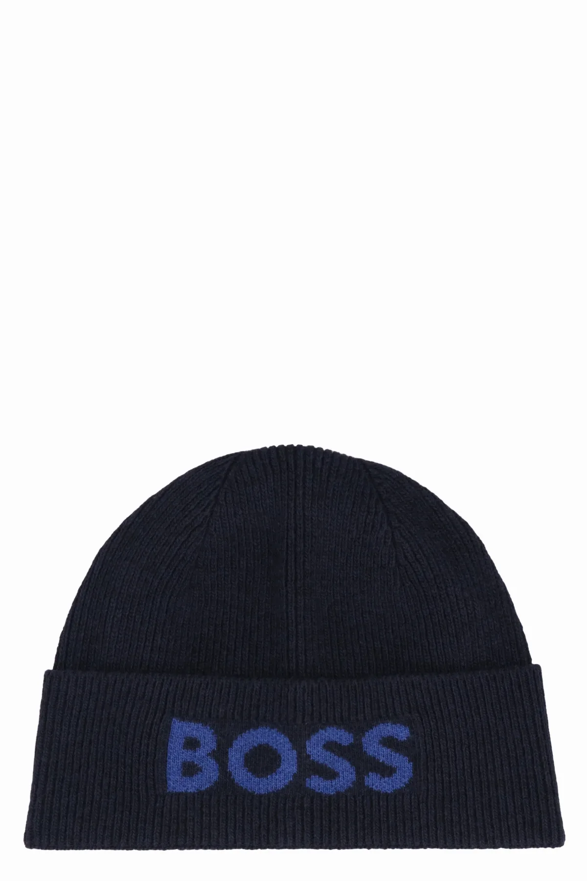 Logo-Embroidered Ribbed Knit Beanie by Hugo Boss