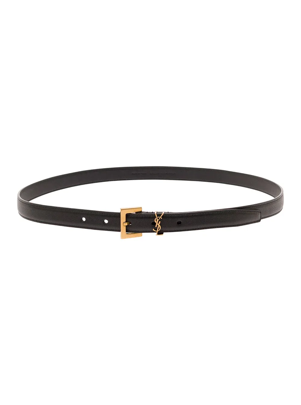 Gancini Buckle Belt by Saint Laurent