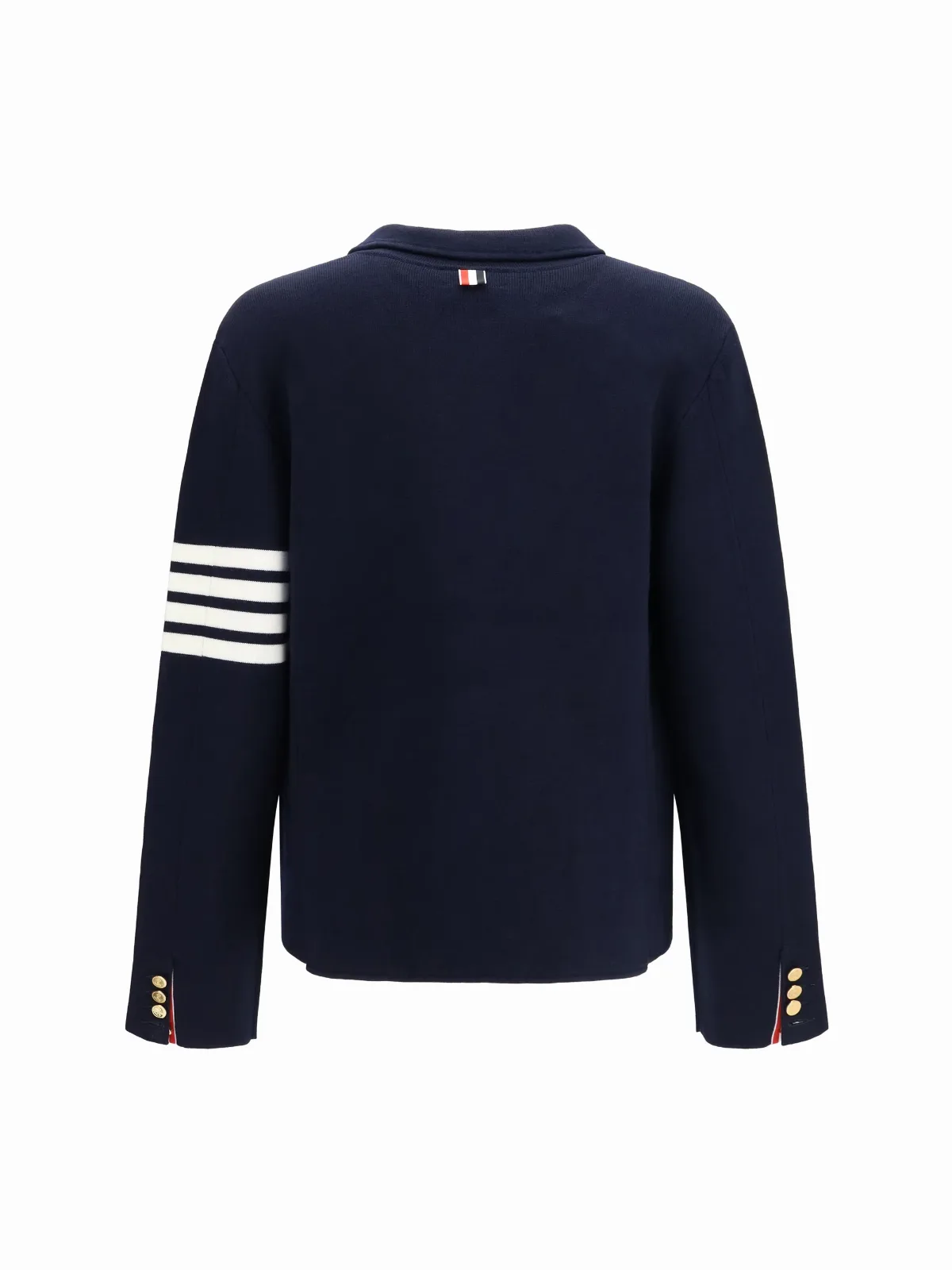 Four-Bar Sleeve Wool Jacket by Thom Browne