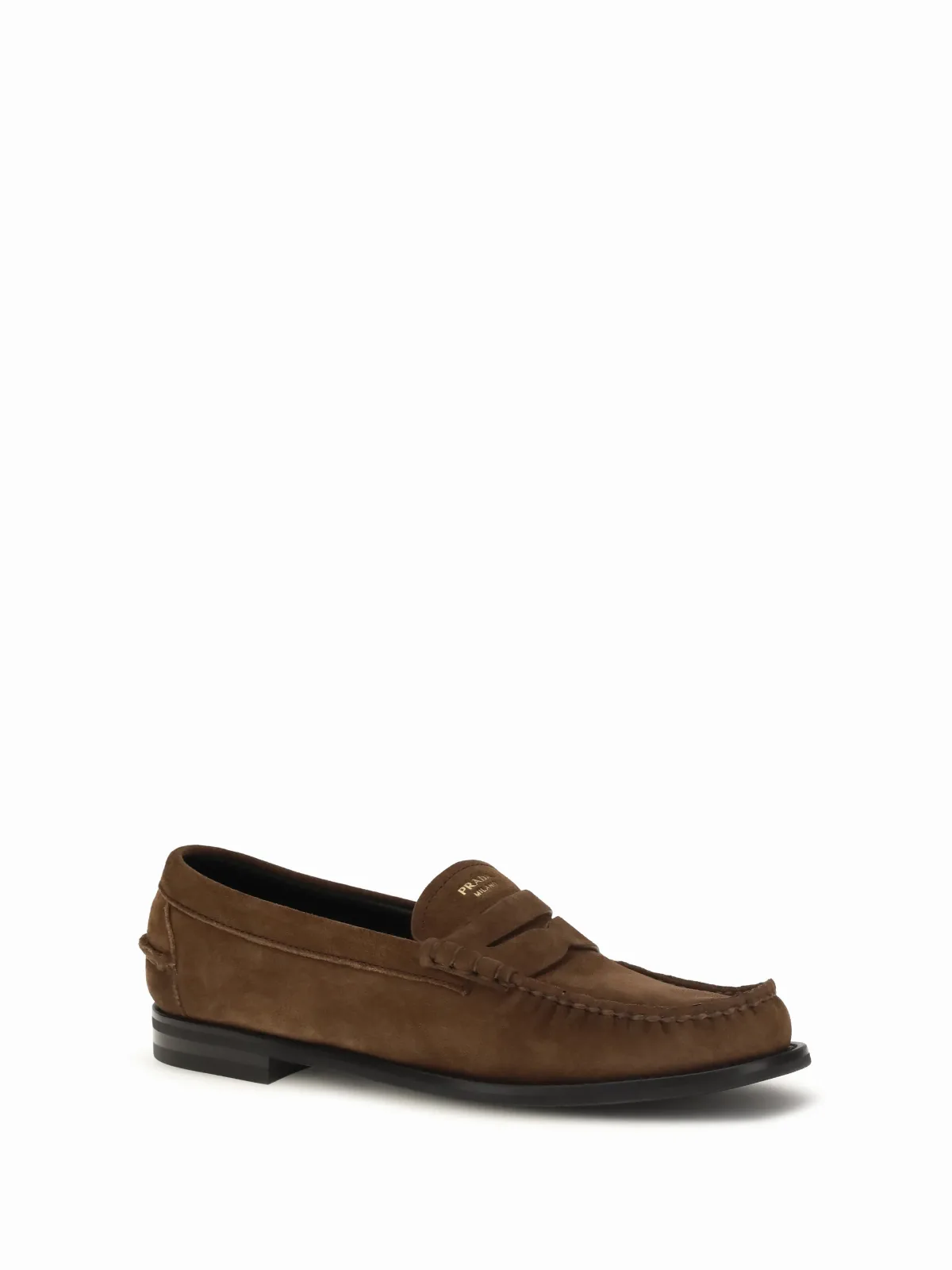 Suede Loafer by Prada