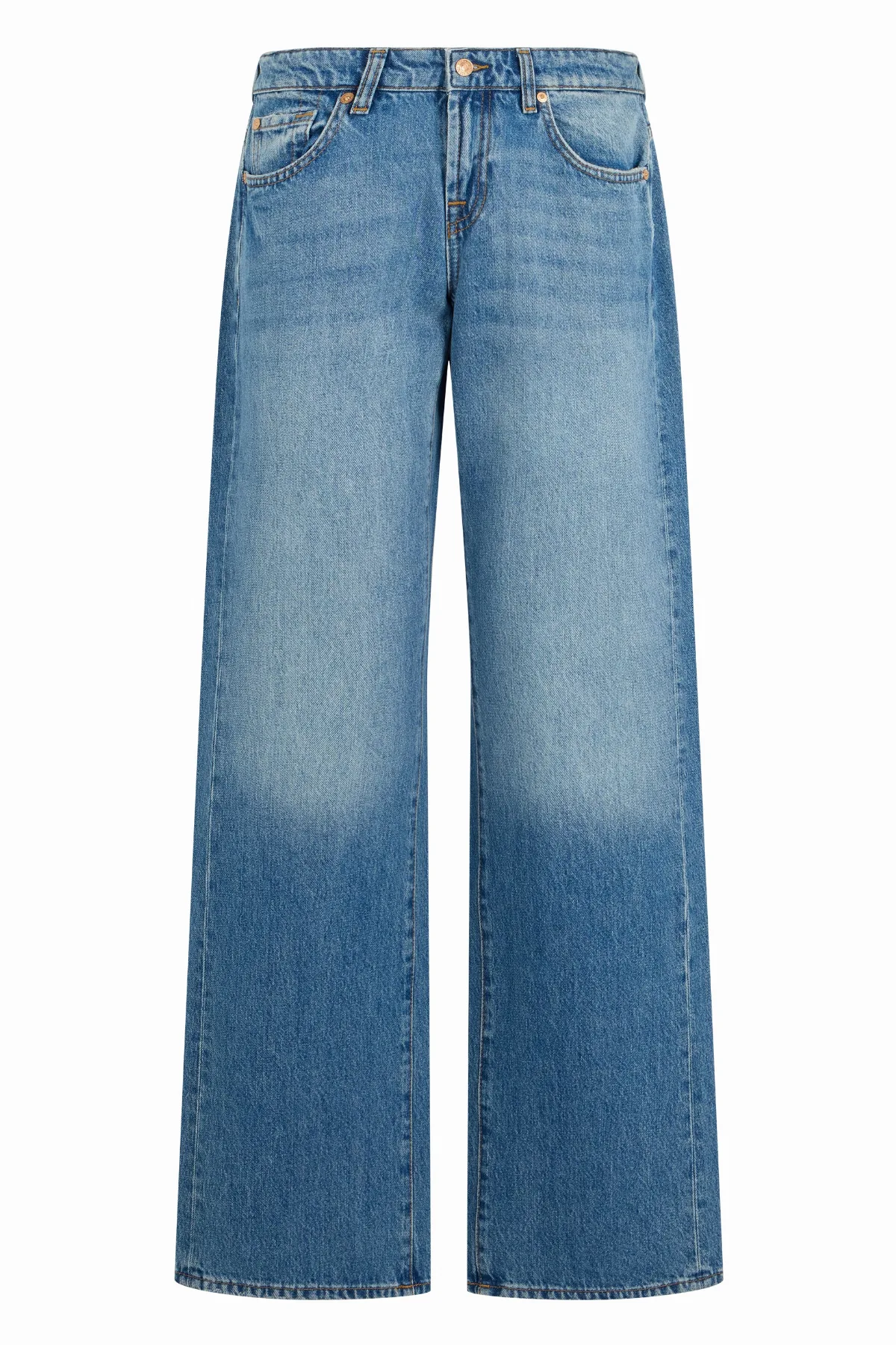 Wide-Leg Denim Jeans by 7 For All Mankind