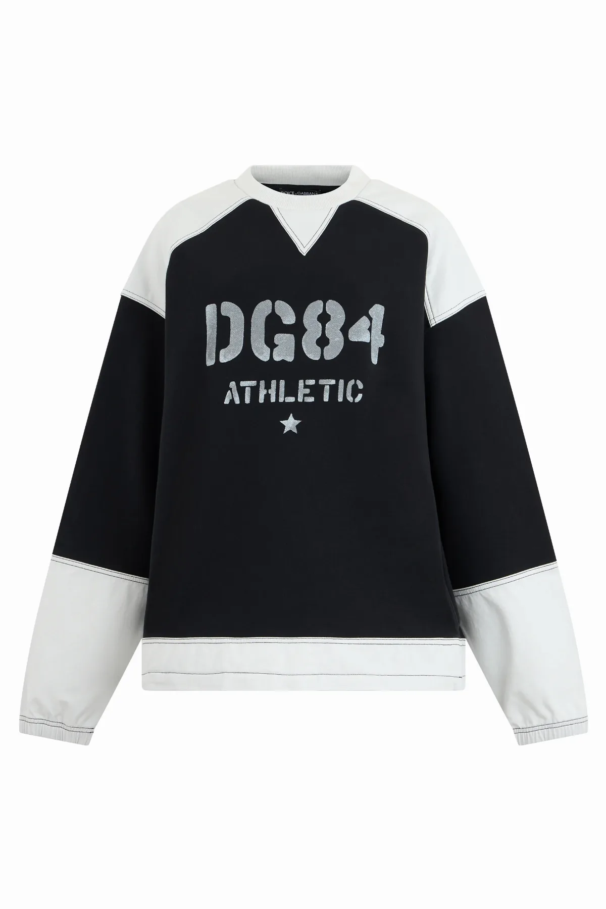 Color-Block Cotton Sweatshirt by Dolce & Gabbana