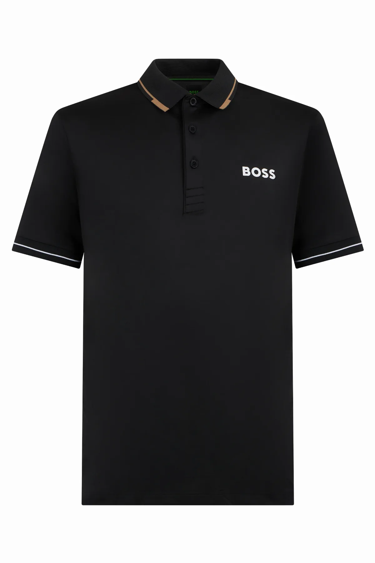 Stretch Piqué Cotton Polo Shirt by Hugo Boss