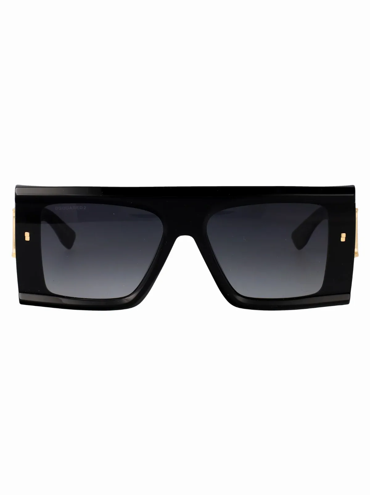 Polished Black Acetate Sunglasses by Dsquared2
