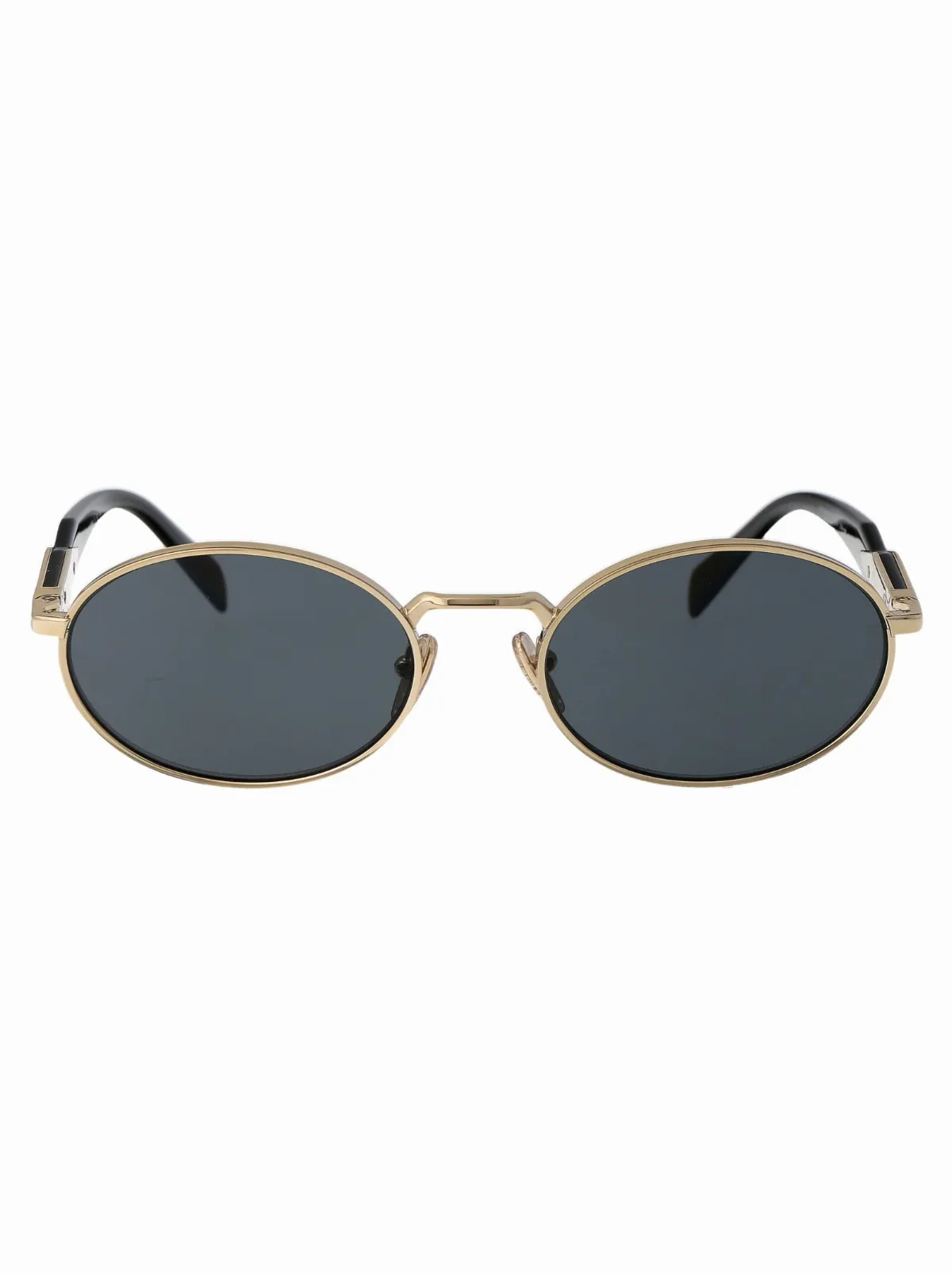 0PR Pale Gold Metal Sunglasses by Prada