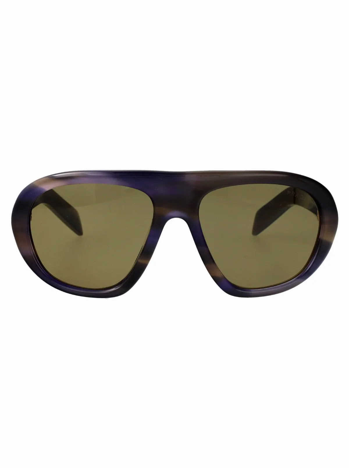 0PR Striped Acetate Sunglasses by Prada