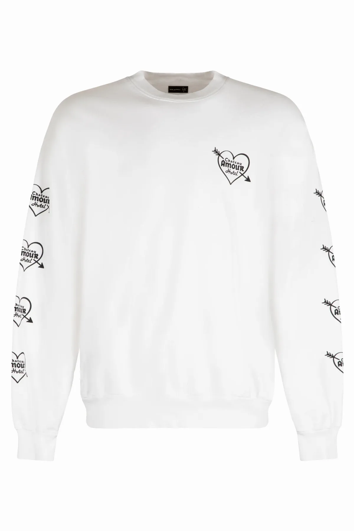Heart and Cross Embroidered Sweatshirt by Local Authority