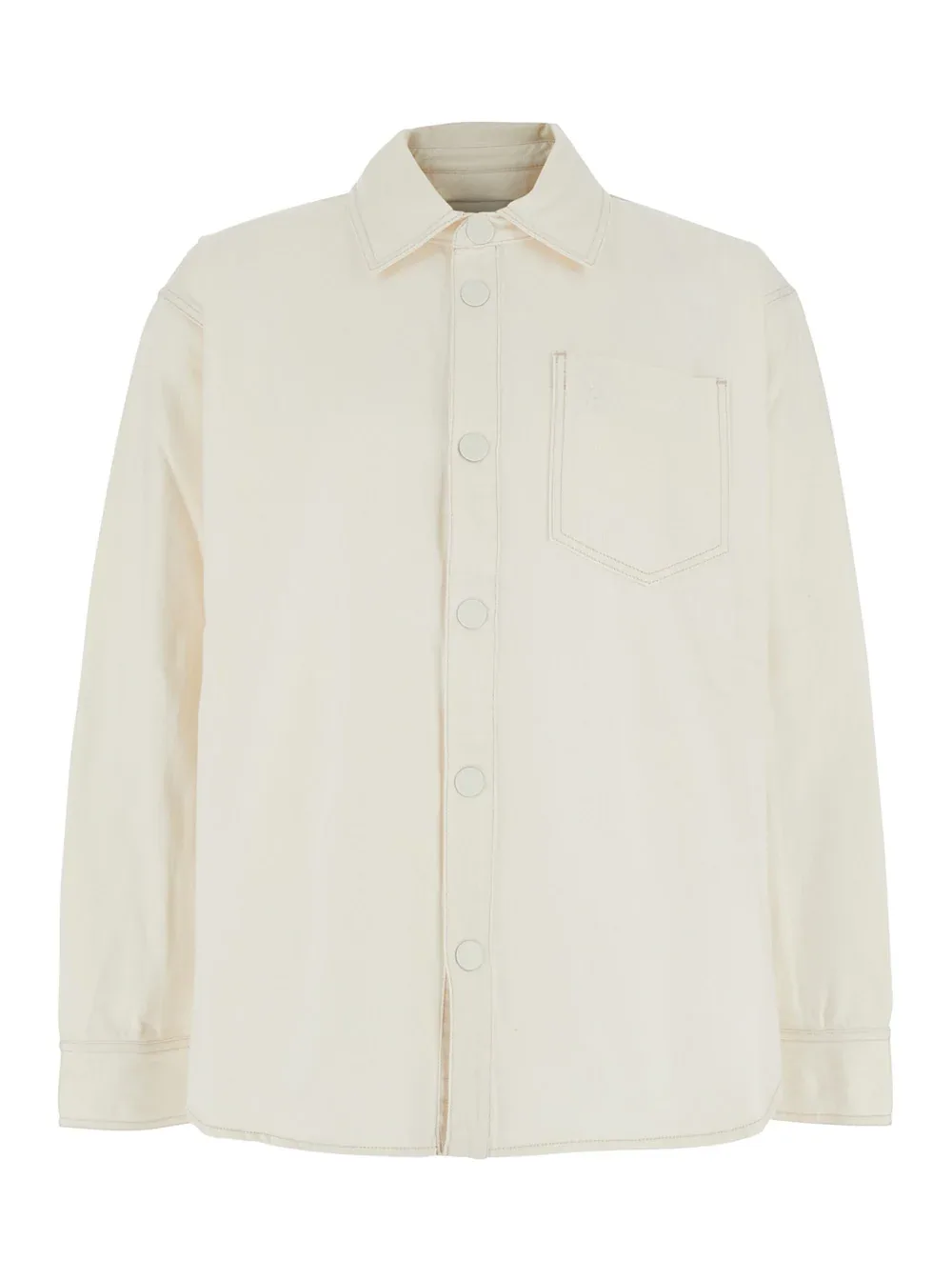 ADC-Embroidered Cotton Shirt by AMI Paris