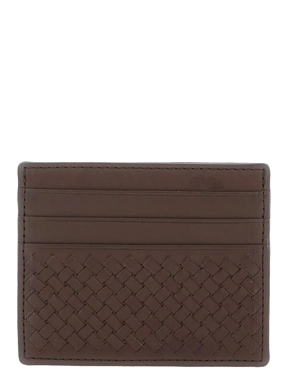 Woven Calf Leather Card Case by Dragon Diffusion