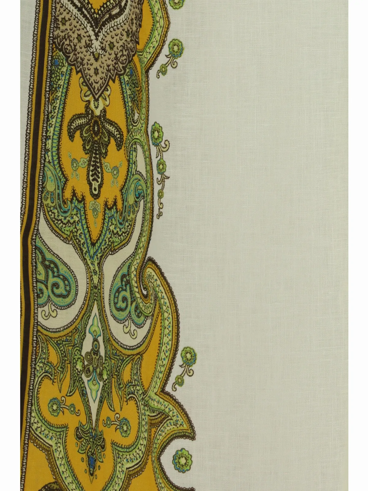 Paisley-Print Linen Trousers by Alemais