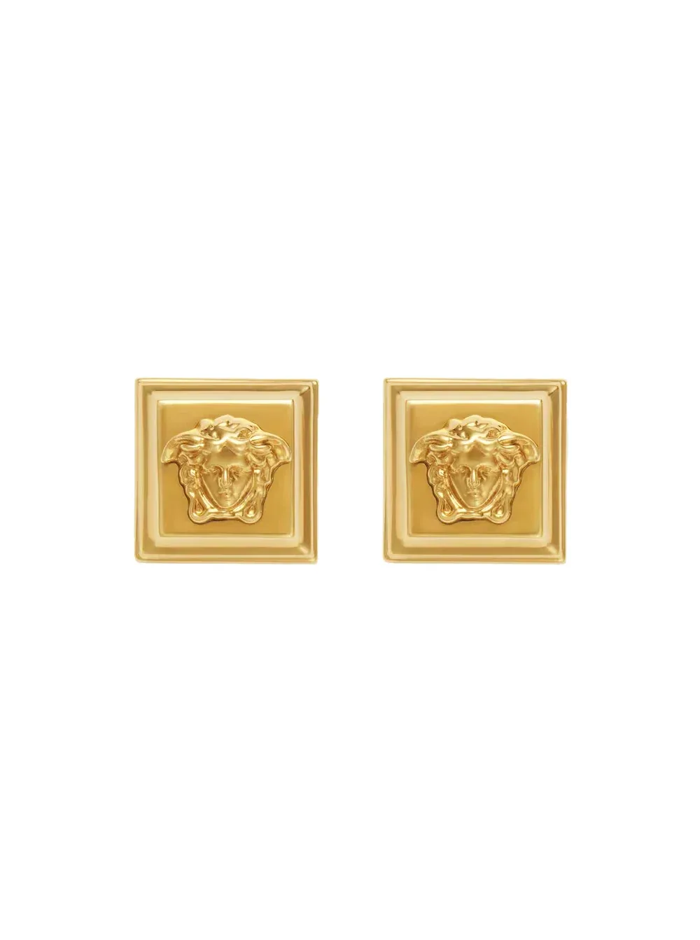 Medusa Head Stud Earrings by Versace