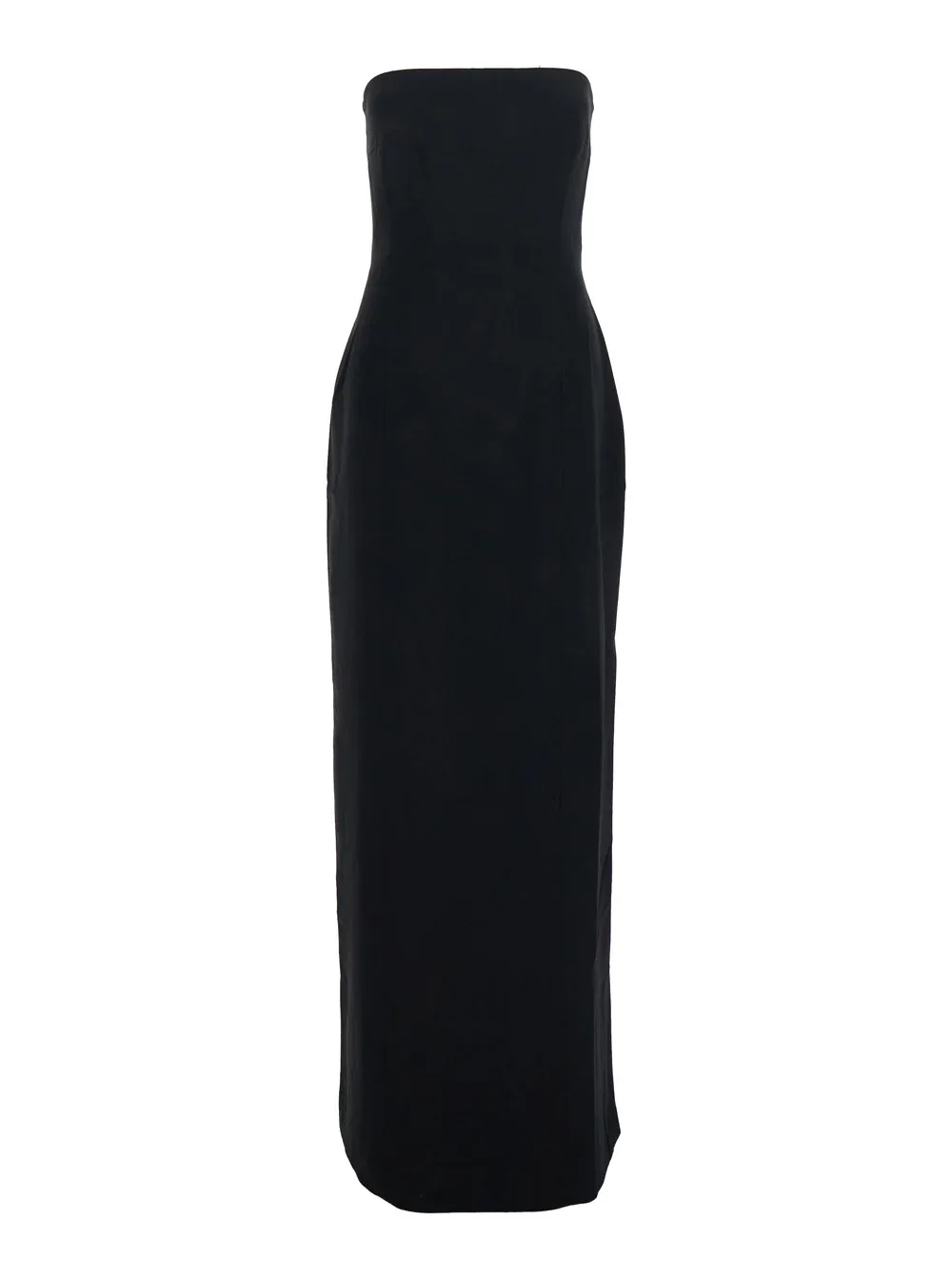 Bare-Shoulder Twill Dress by Solace London