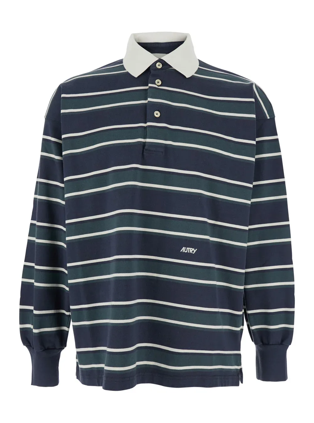 Striped Cotton Polo Shirt by Autry