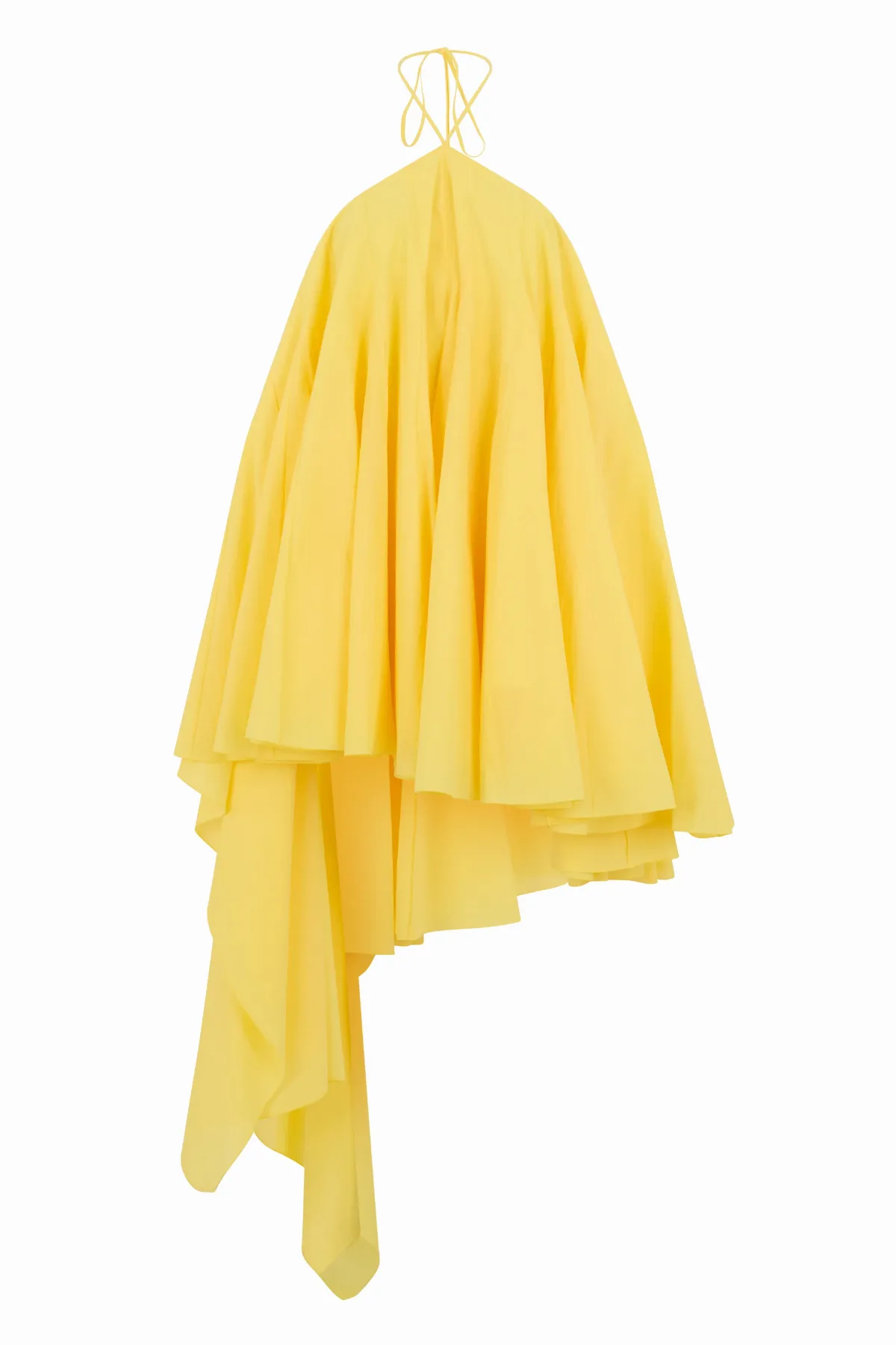 Asymmetrical Trapeze Cotton Dress by Jacquemus