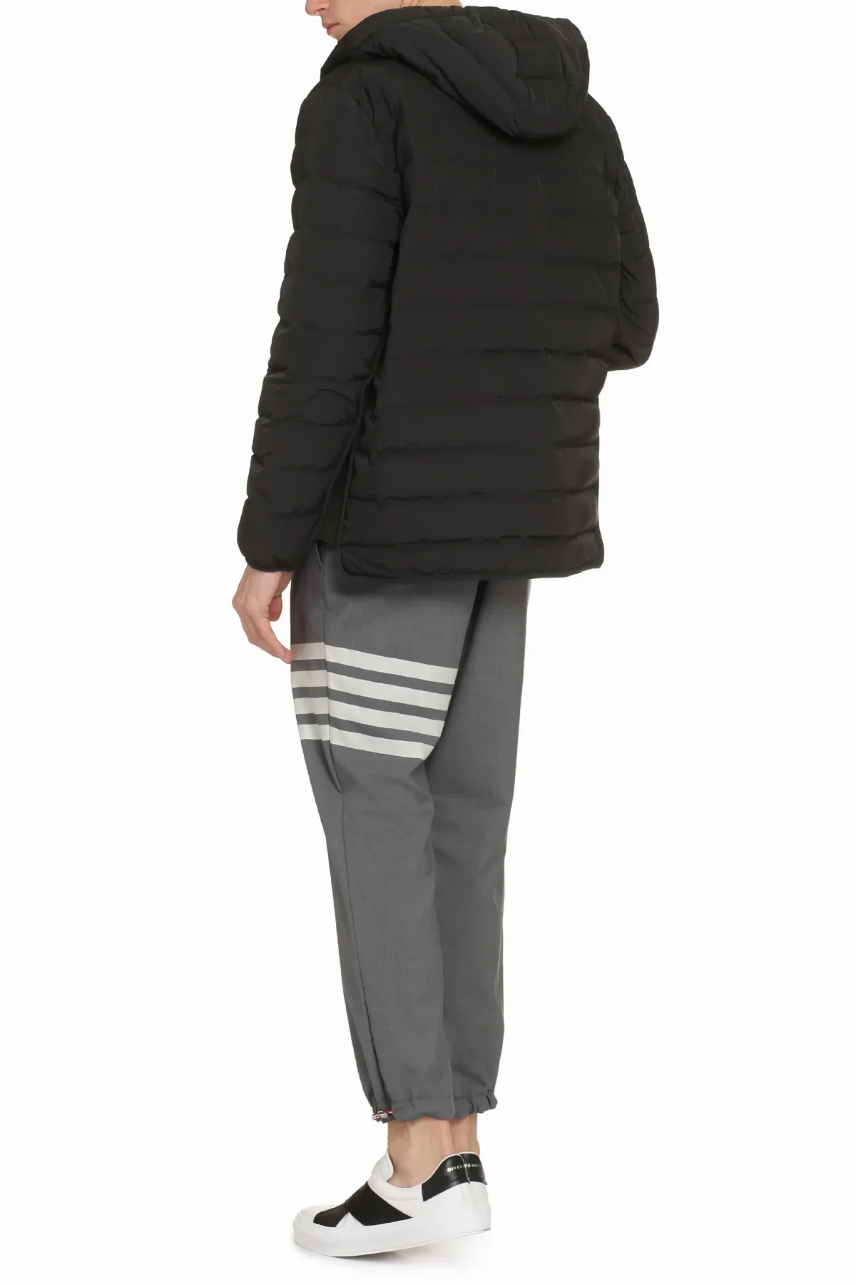 Hooded Quilted Down Jacket by Thom Browne