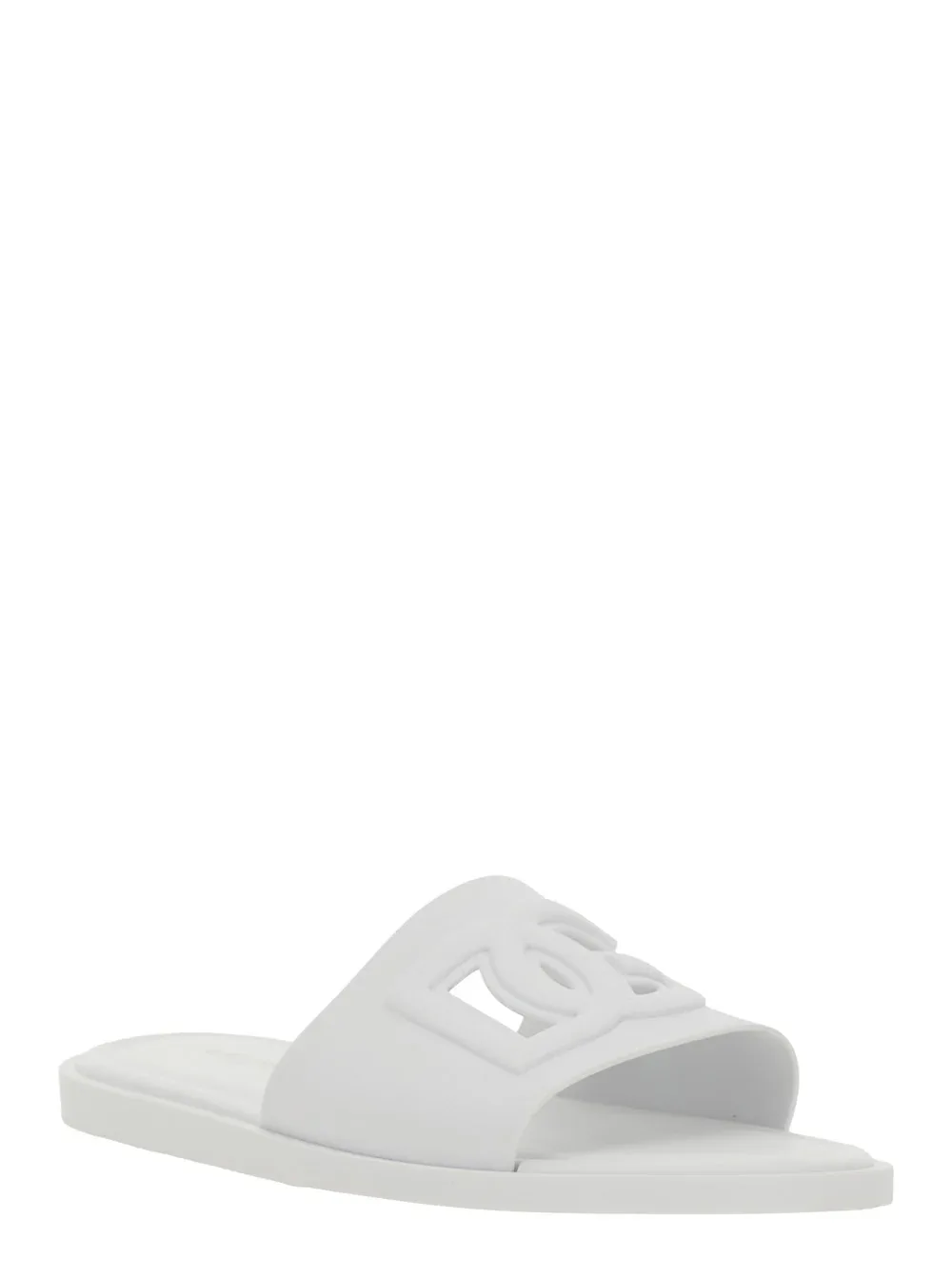 Logo-Embellished Rubber Sandals by Dolce & Gabbana