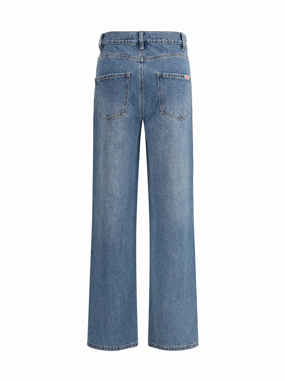 Rhinestone-Embellished Jeans by Self-Portrait
