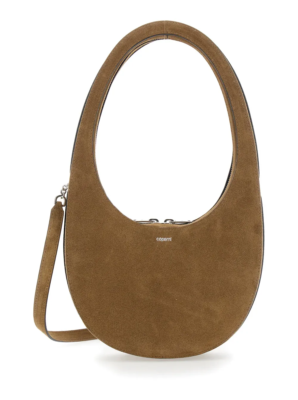 Suede Strap Cow Leather Shoulder Bag by Coperni