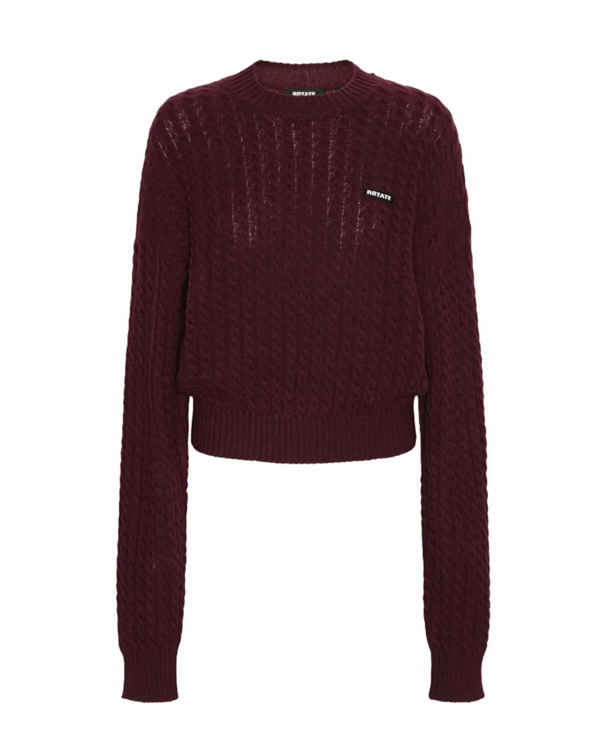 Cable-Knit Wool-Cashmere Sweater by Rotate Birger Christensen