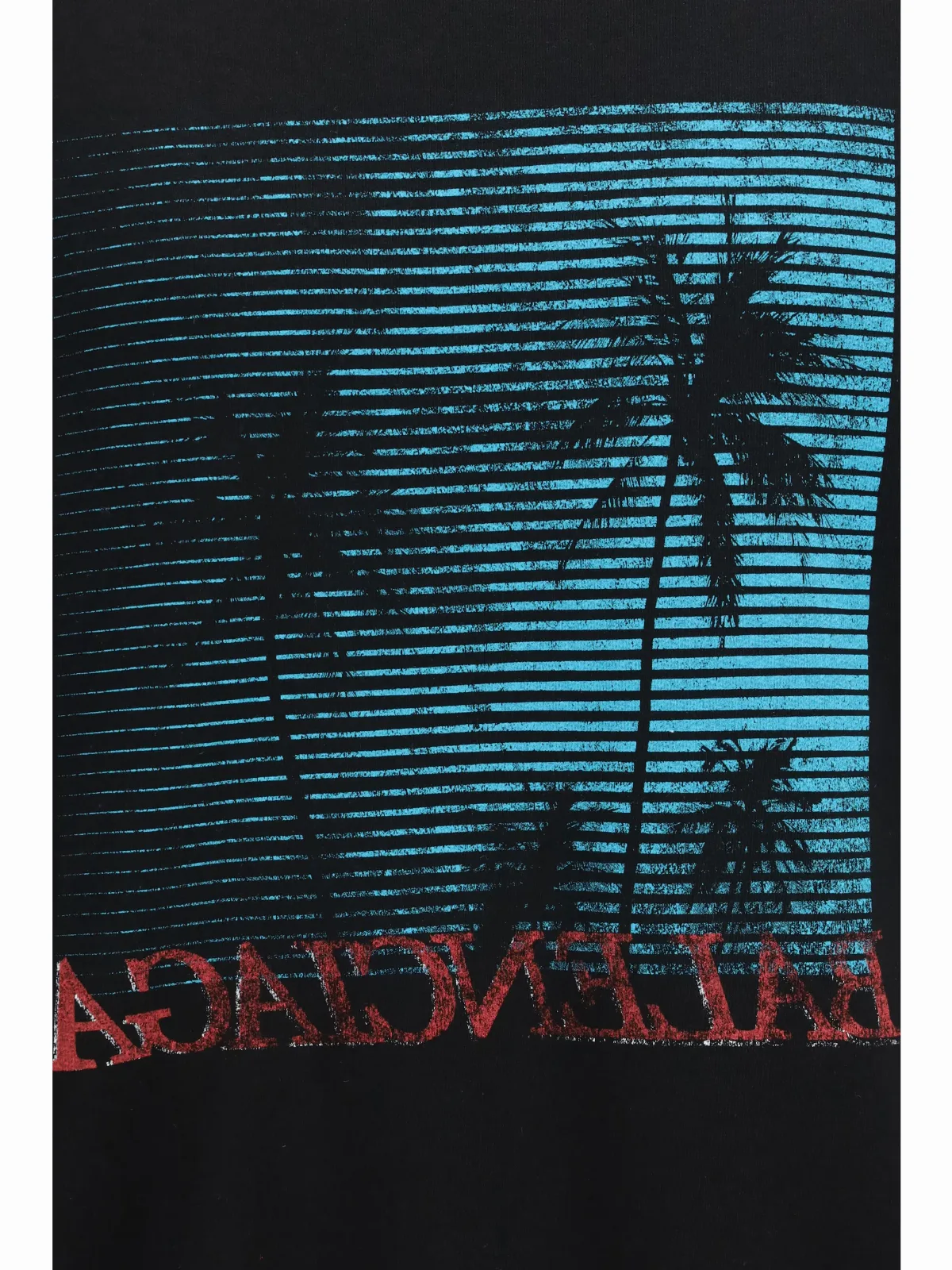 Distressed Graphic Print Sweatshirt by Balenciaga