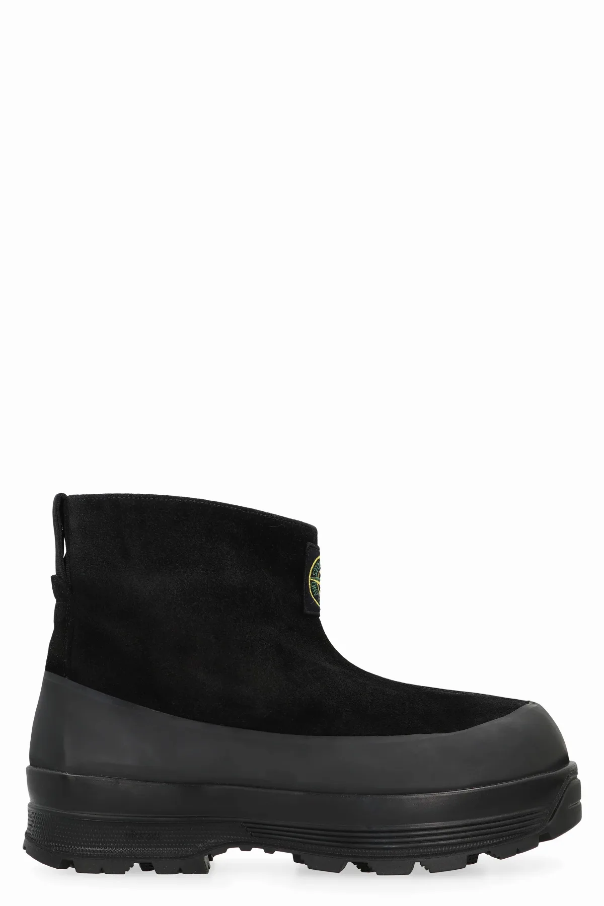 Suede Platform Ankle Boot by Stone Island
