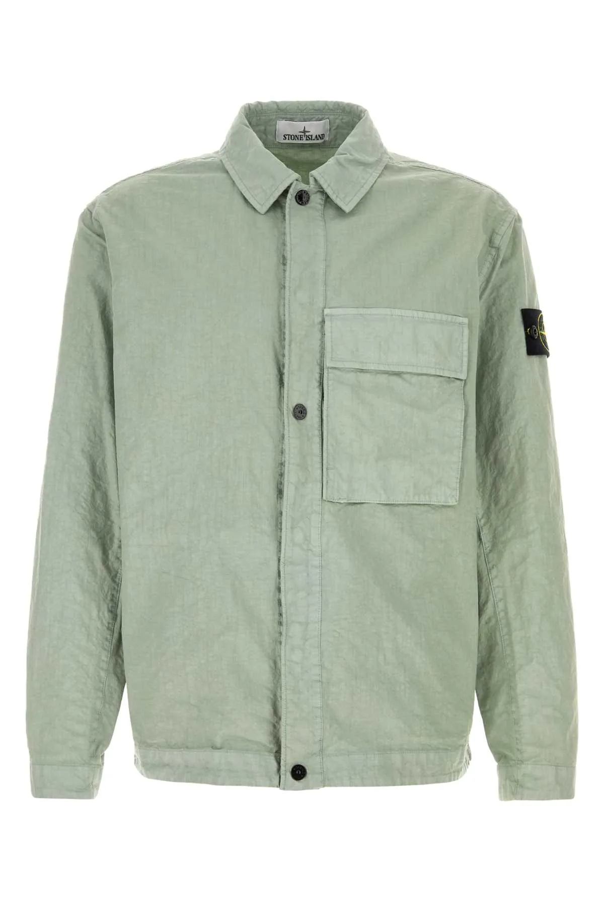 Sage Green Nylon Shirt