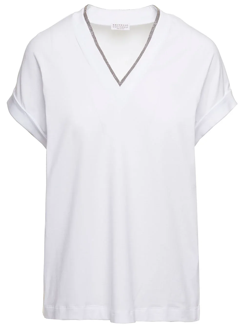 V-Neck Monile T-Shirt