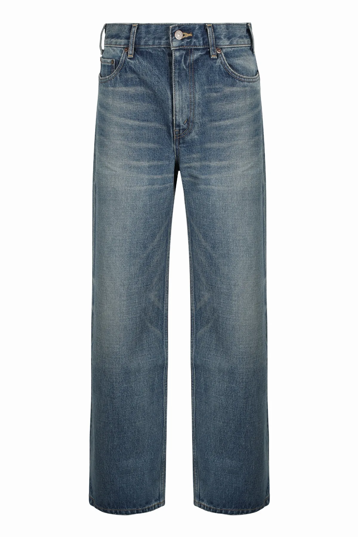 Mid-Rise Flared Denim Jeans by Celine